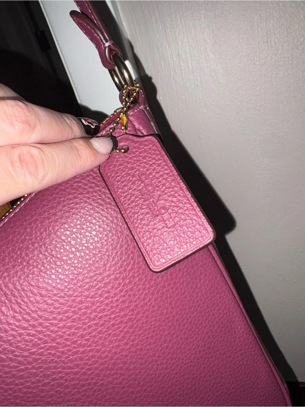 Coach Ellie File Bag Crossbody Pink Leather NWT CU960